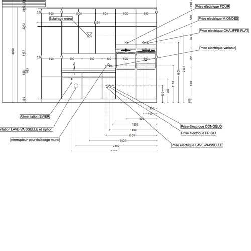 mobilier cuisine plans architecte intérieur